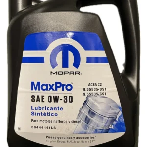 O0O0O0 ACEITE MOPAR MAXPRO 0w30 - 4 LTS nafta